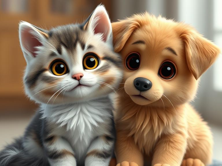 cat-dog-sitting